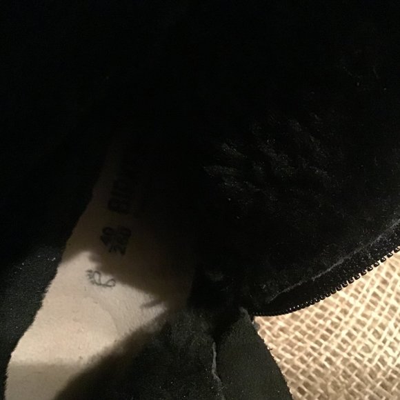 Women's Danbury Birkenstock Black Suede Boots Size 9 - 9 1/2 - Picture 11 of 16